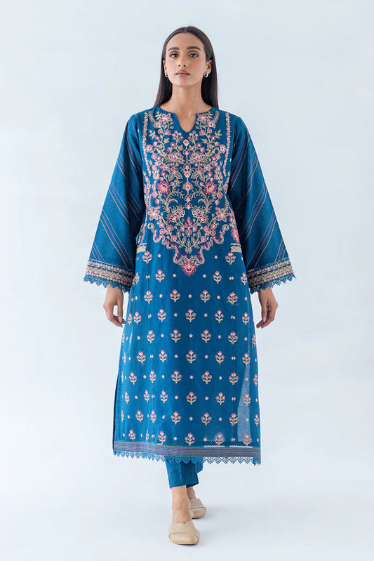 Sapphire Muse Embroidered Cambric Suit