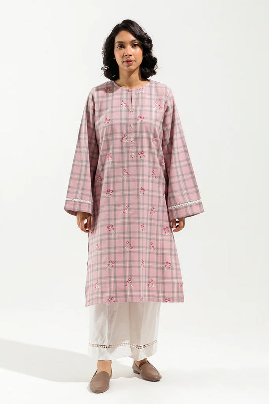 Embroidered Flannel Kurta