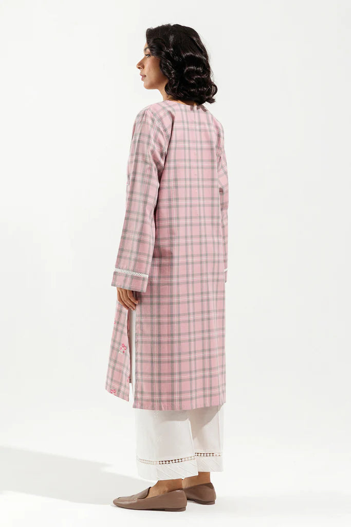 Embroidered Flannel Kurta