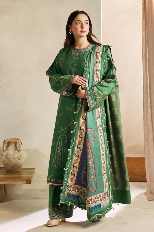 Embroidered Linen Suit