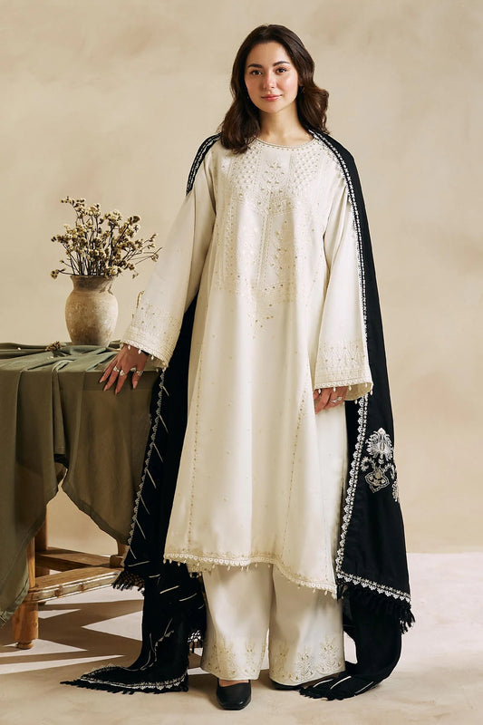 Embroidered Linen Suit
