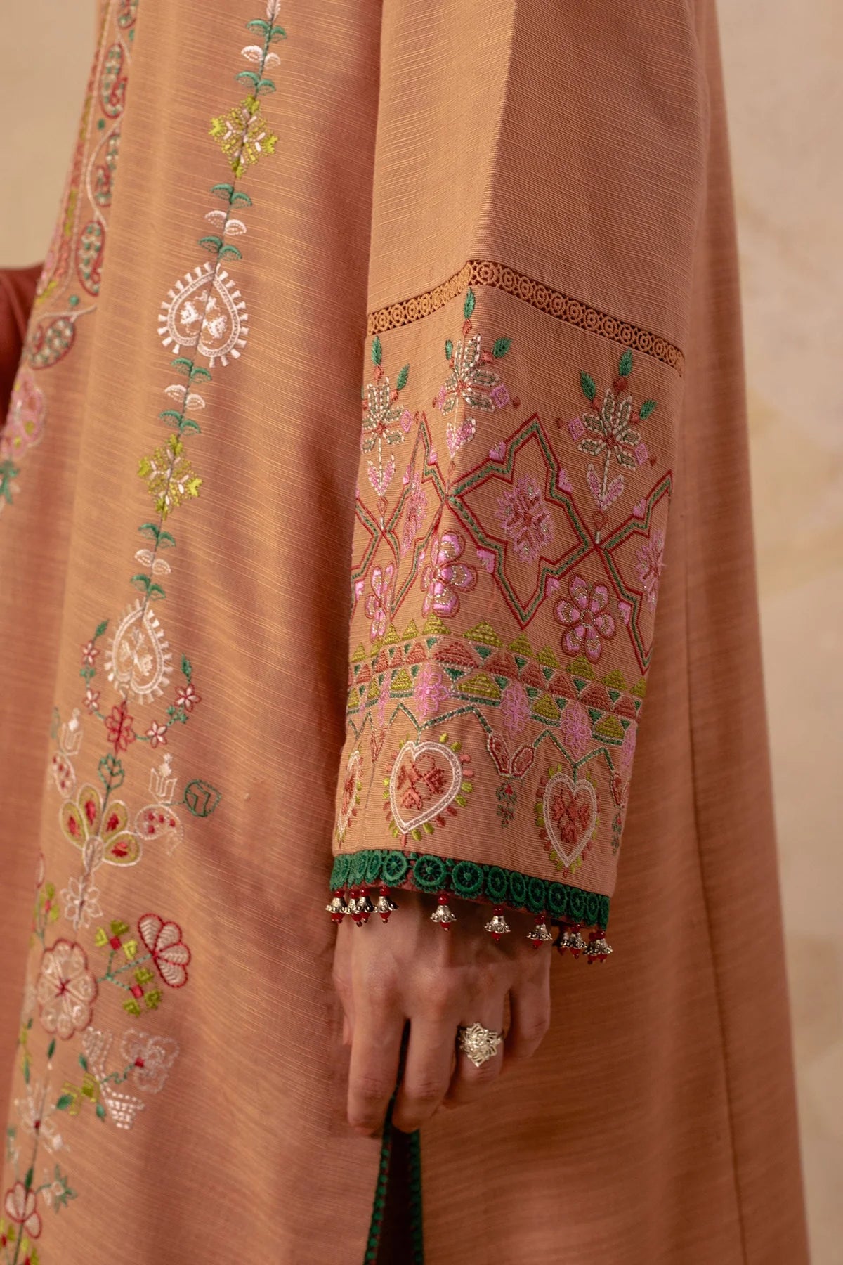 Embroidered Khaddar Suit