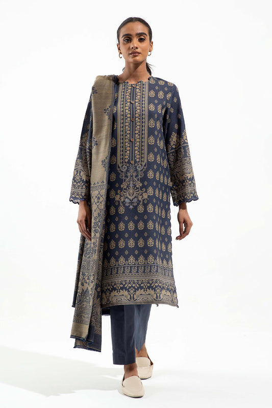 Aegean Printed Khaddar Suit zu